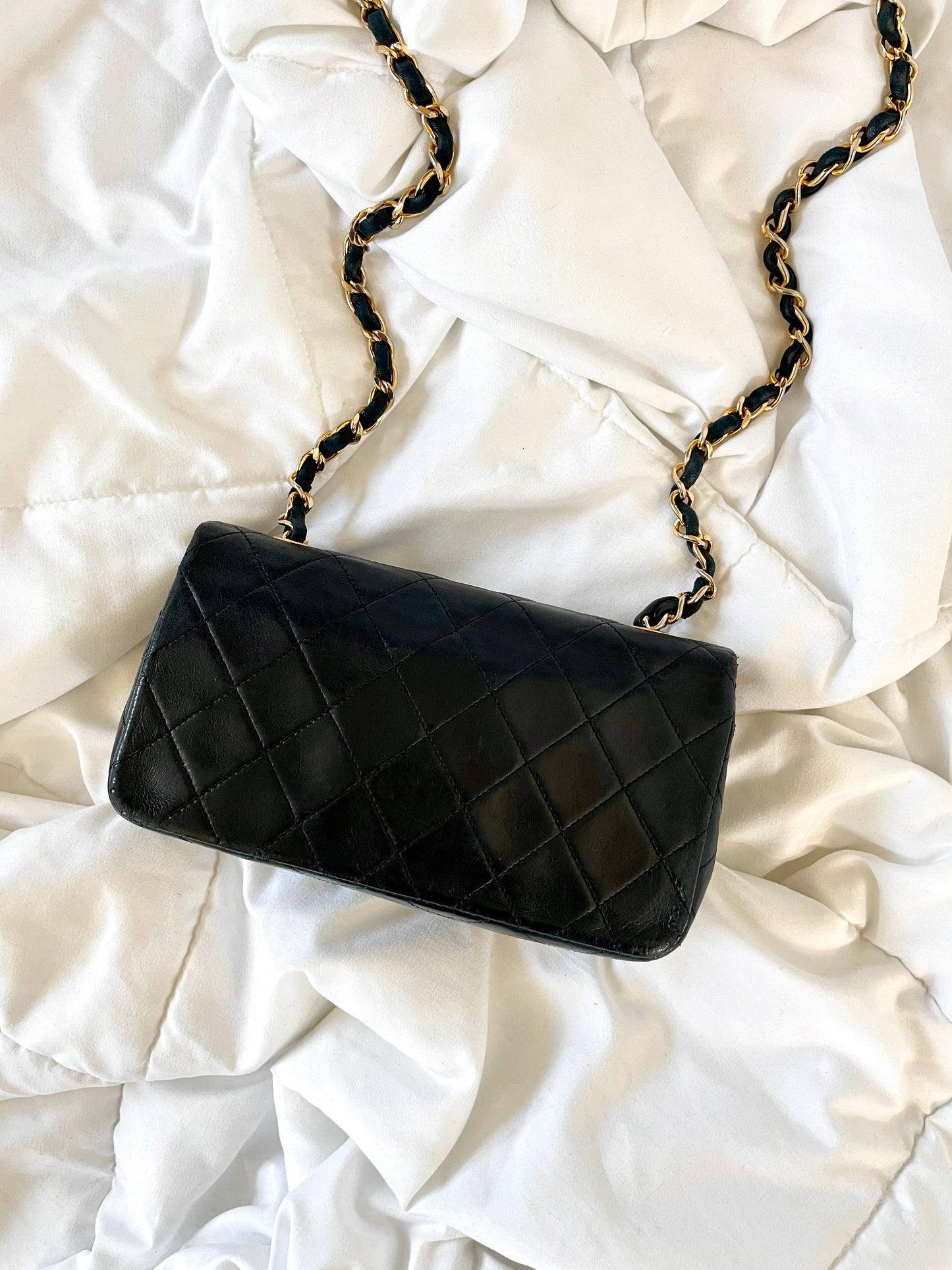 Chanel Mini Lambskin Full Flap