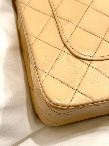 Chanel Beige Full Flap Bag