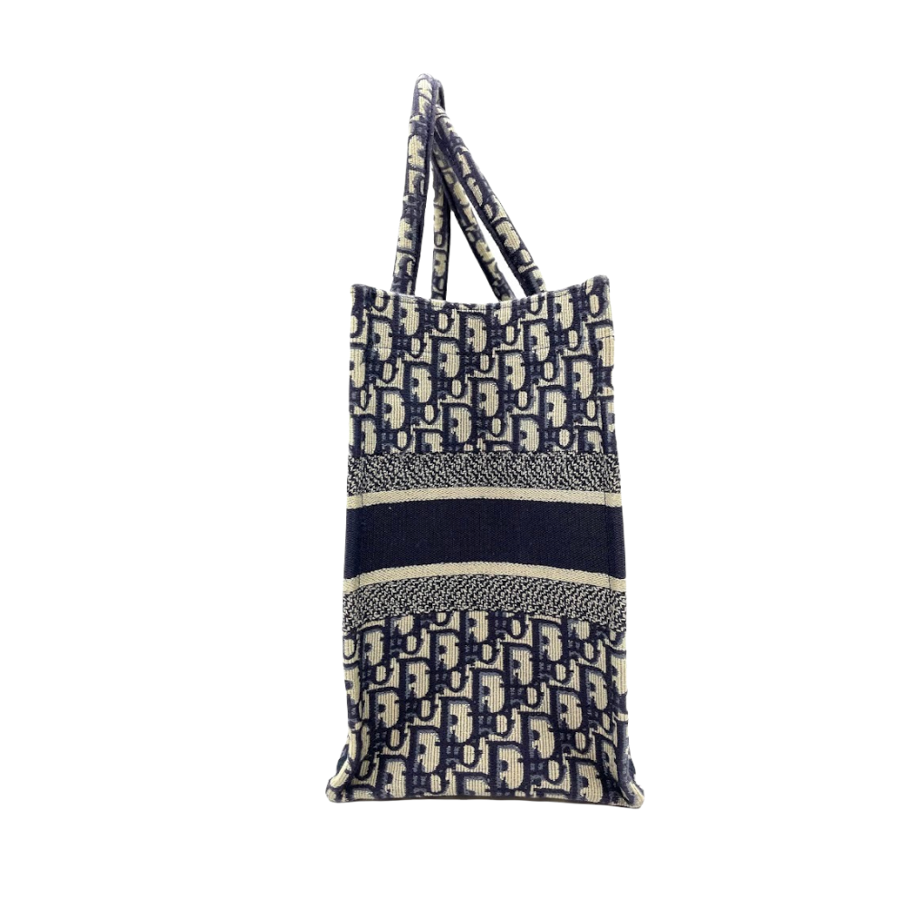 Dior Oblique Small Book Tote Blue