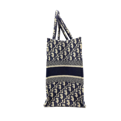 Dior Oblique Small Book Tote Blue