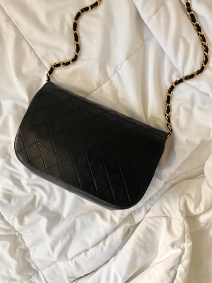 Chanel Medium Lambskin Double Flap Bag