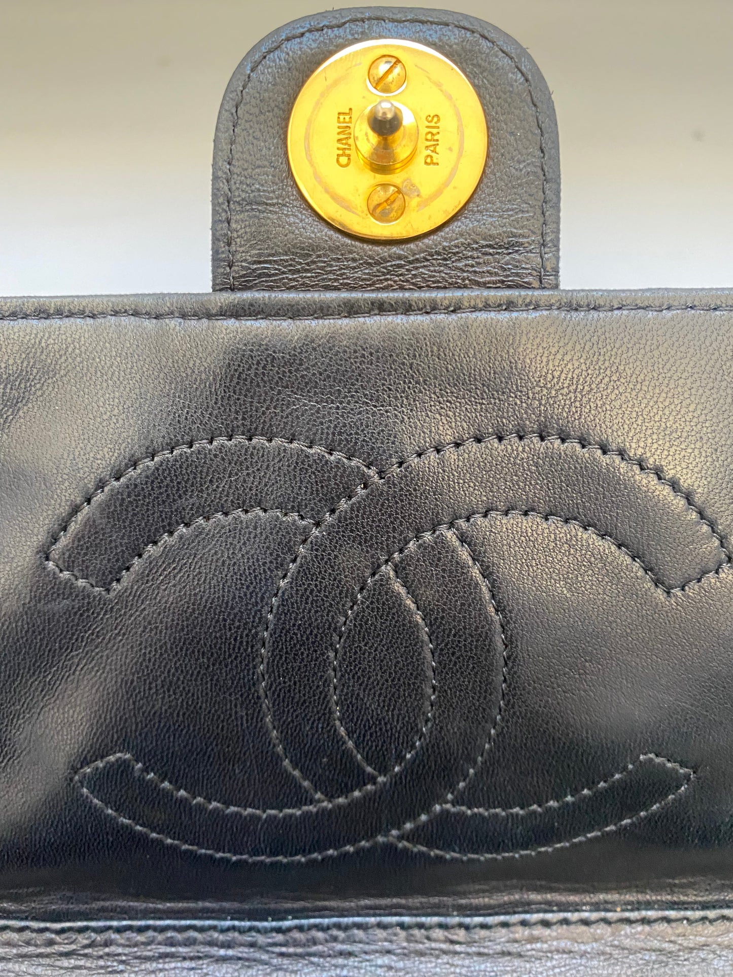 Chanel vintage quilted flap bag