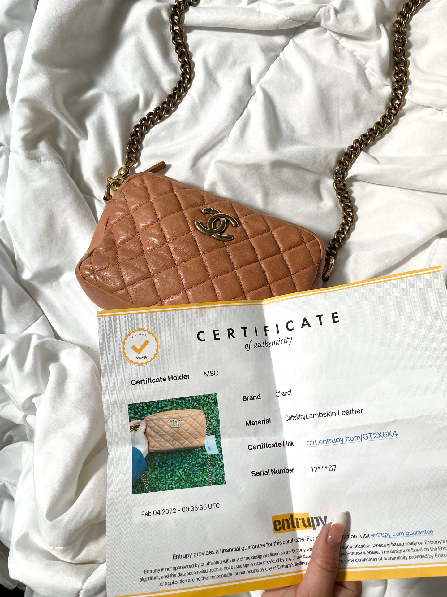 Chanel Peachy Camera Bag