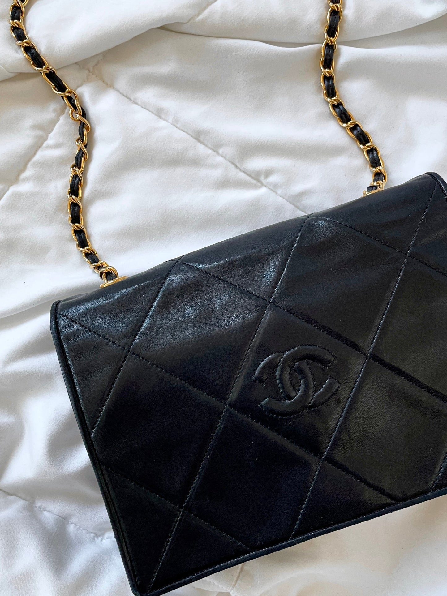 Chanel Vintage Lambskin Flap Bag