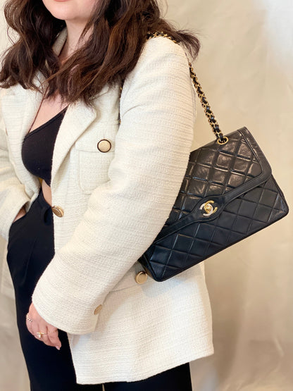 Chanel Two-Tone Medium Flap Bag