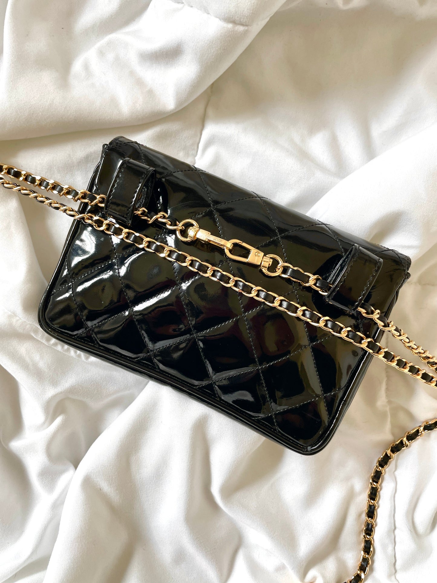 Chanel Patent Leather Bum Bag