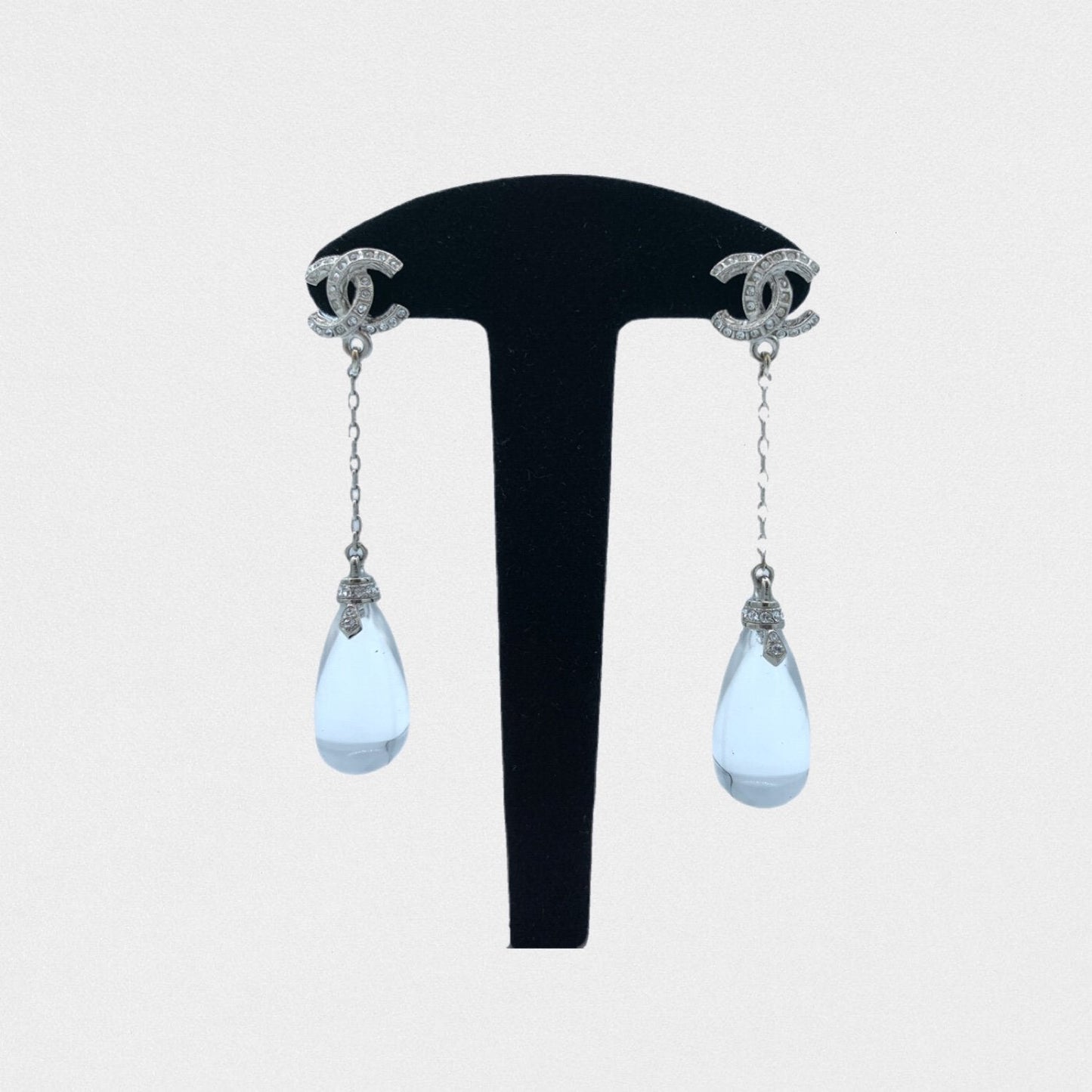 Chanel water drops pendant earrings - 2010s