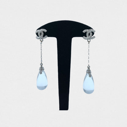 Chanel water drops pendant earrings - 2010s