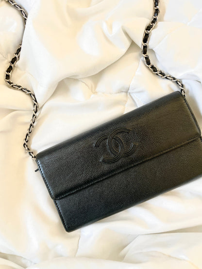 Chanel Calfskin Wallet on Chain