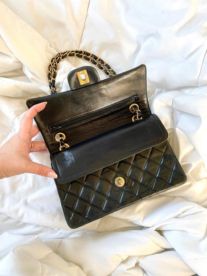 Chanel Small Lambskin Double Flap Bag