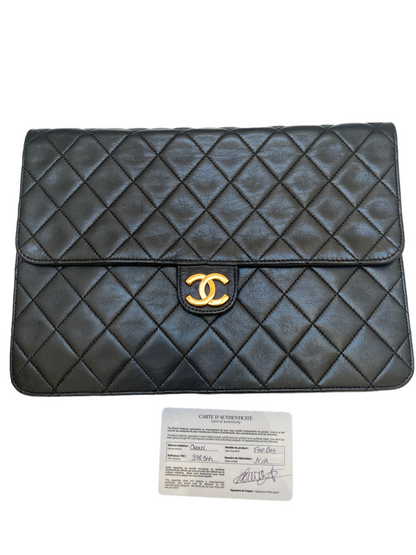 Chanel vintage quilted flap bag