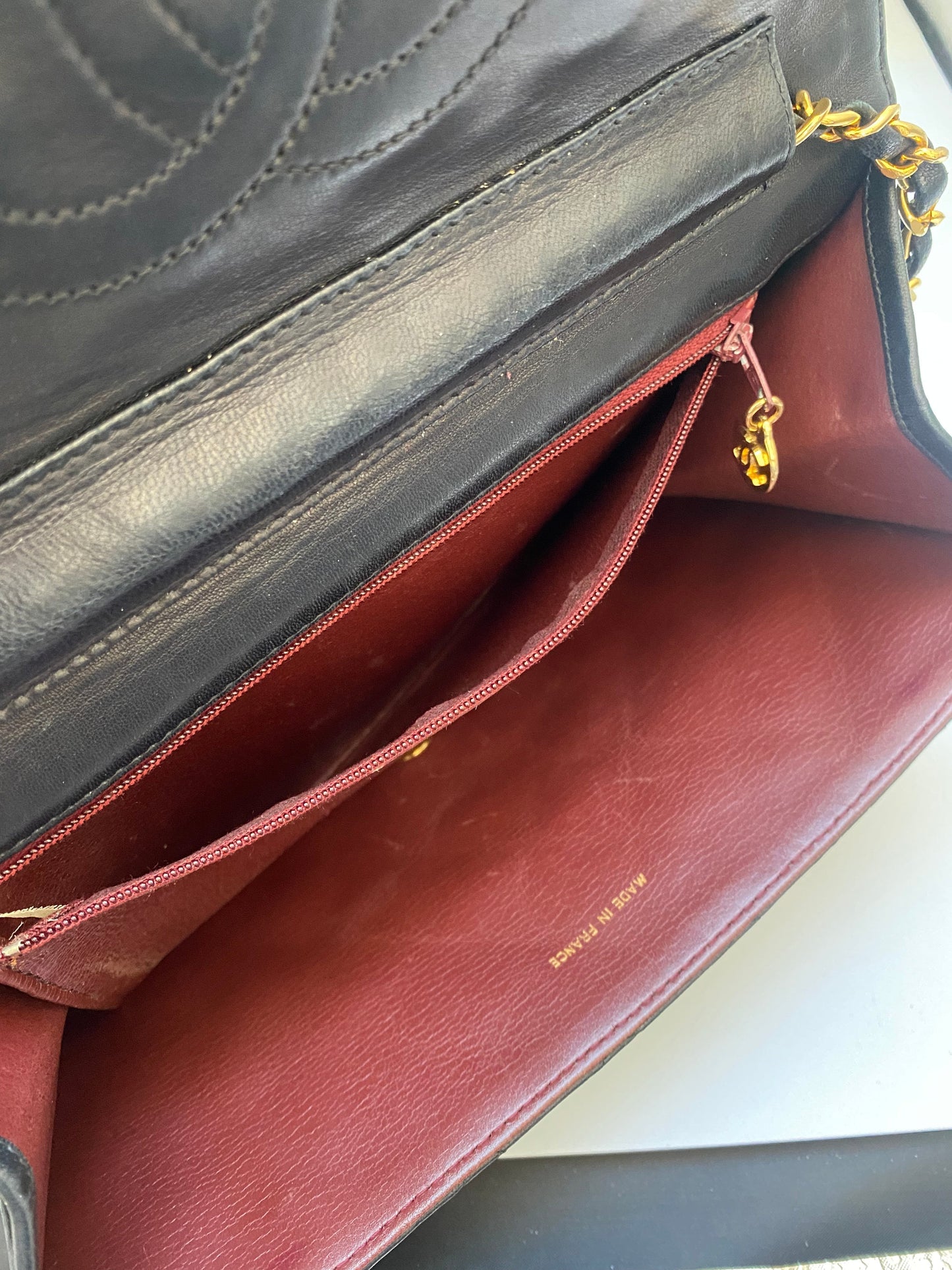 Chanel vintage quilted flap bag
