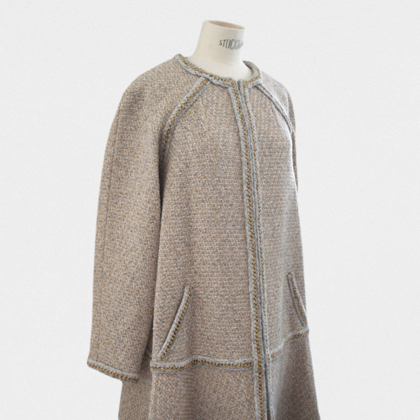 Chanel tweed long coat - M - Mtiers d'art Paris New York 2018-2019