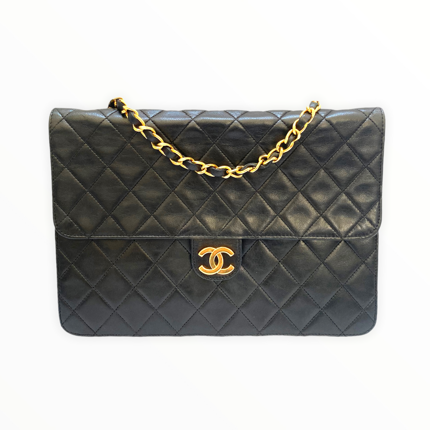 Chanel vintage quilted flap bag