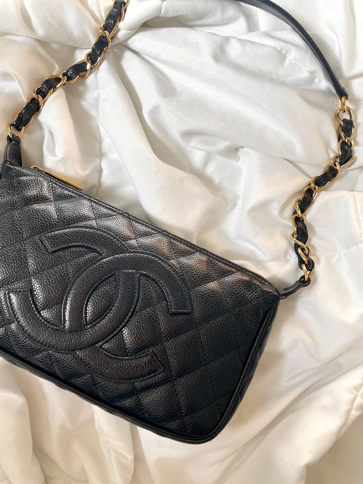 Chanel Timeless Caviar Pochette