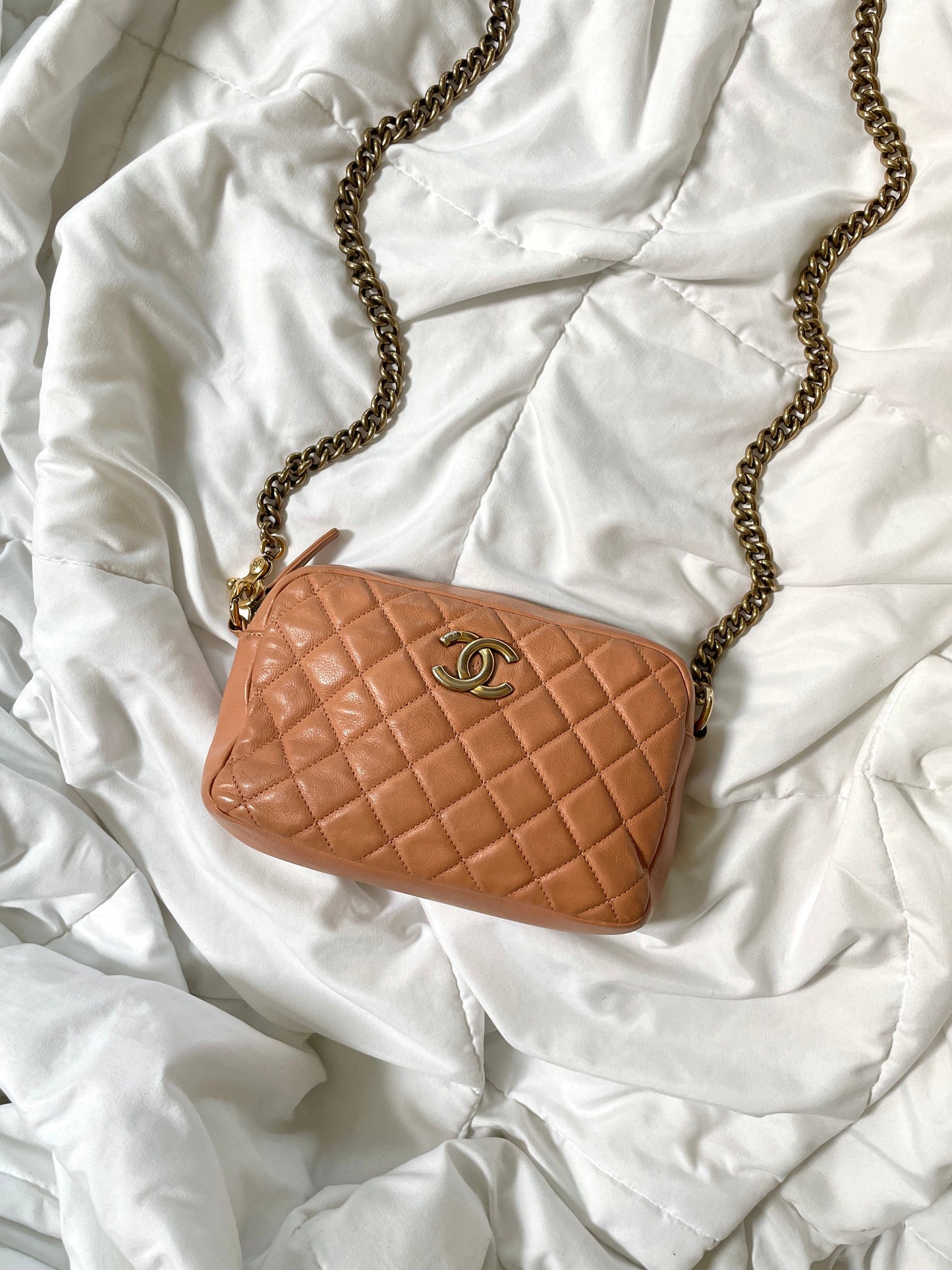 Chanel Peachy Camera Bag
