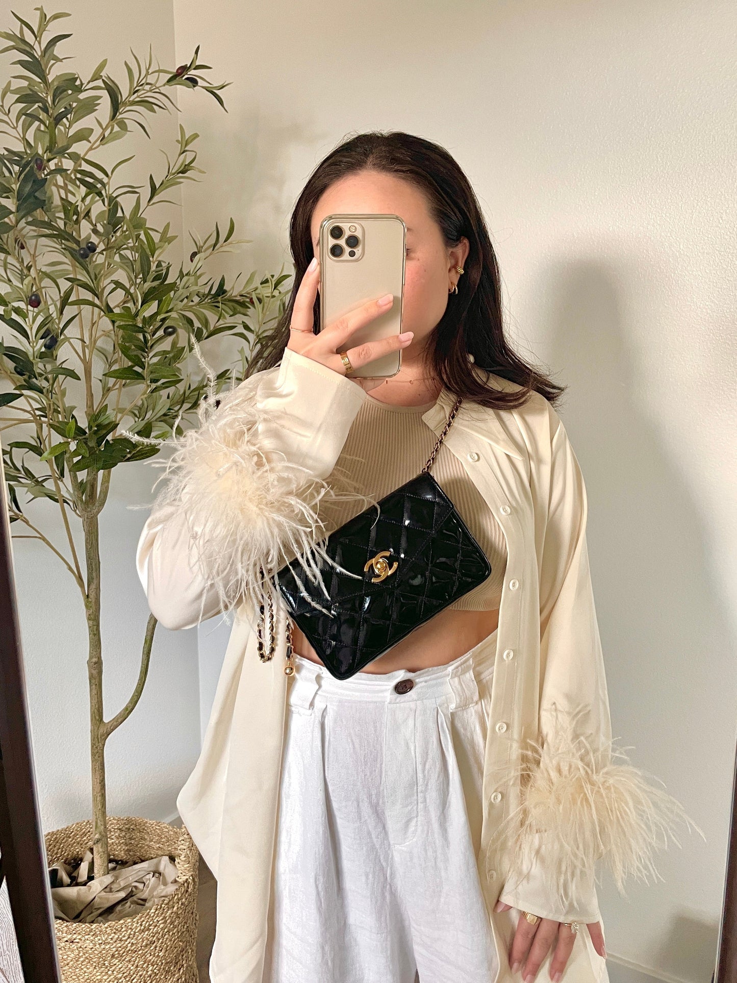 Chanel Patent Leather Bum Bag