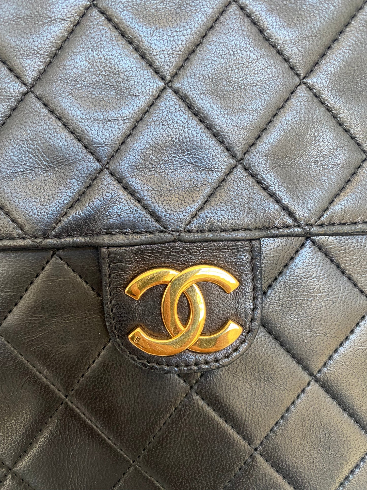Chanel vintage quilted flap bag