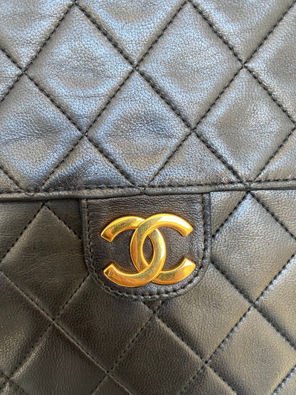 Chanel vintage quilted flap bag