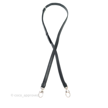 Christian Dior Cannage Mini Lady Dior Black Silver Hardware