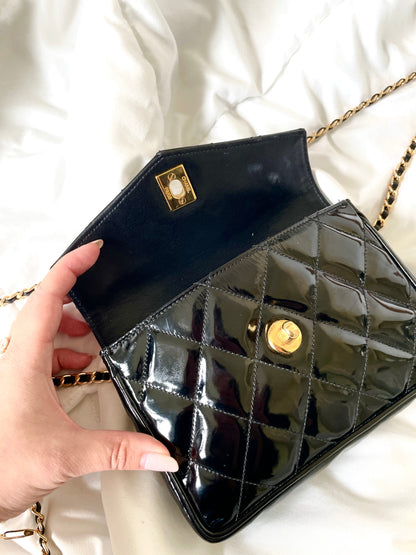 Chanel Patent Leather Bum Bag
