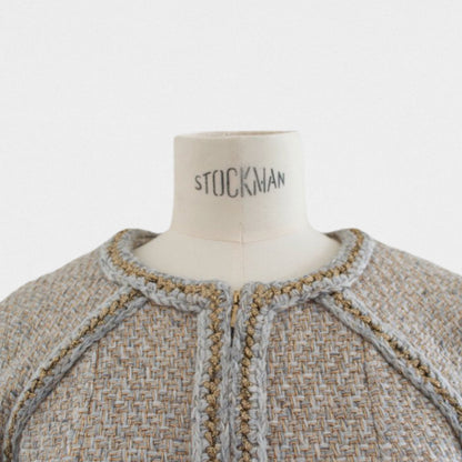 Chanel tweed long coat - M - Mtiers d'art Paris New York 2018-2019