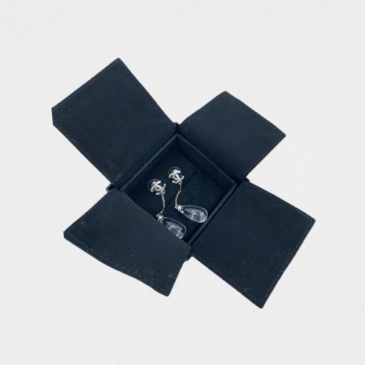 Chanel water drops pendant earrings - 2010s