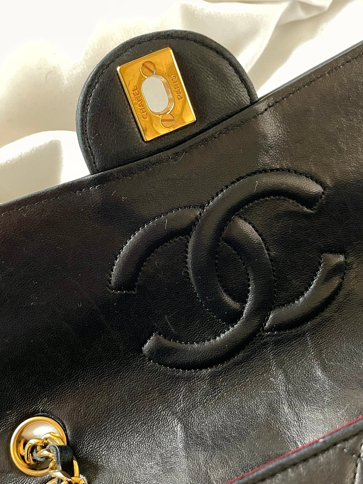 Chanel Small Lambskin Bag & Matching Wallet