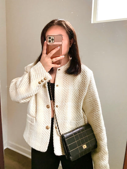 Chanel Stitch Wallet on Chain