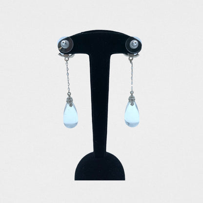 Chanel water drops pendant earrings - 2010s