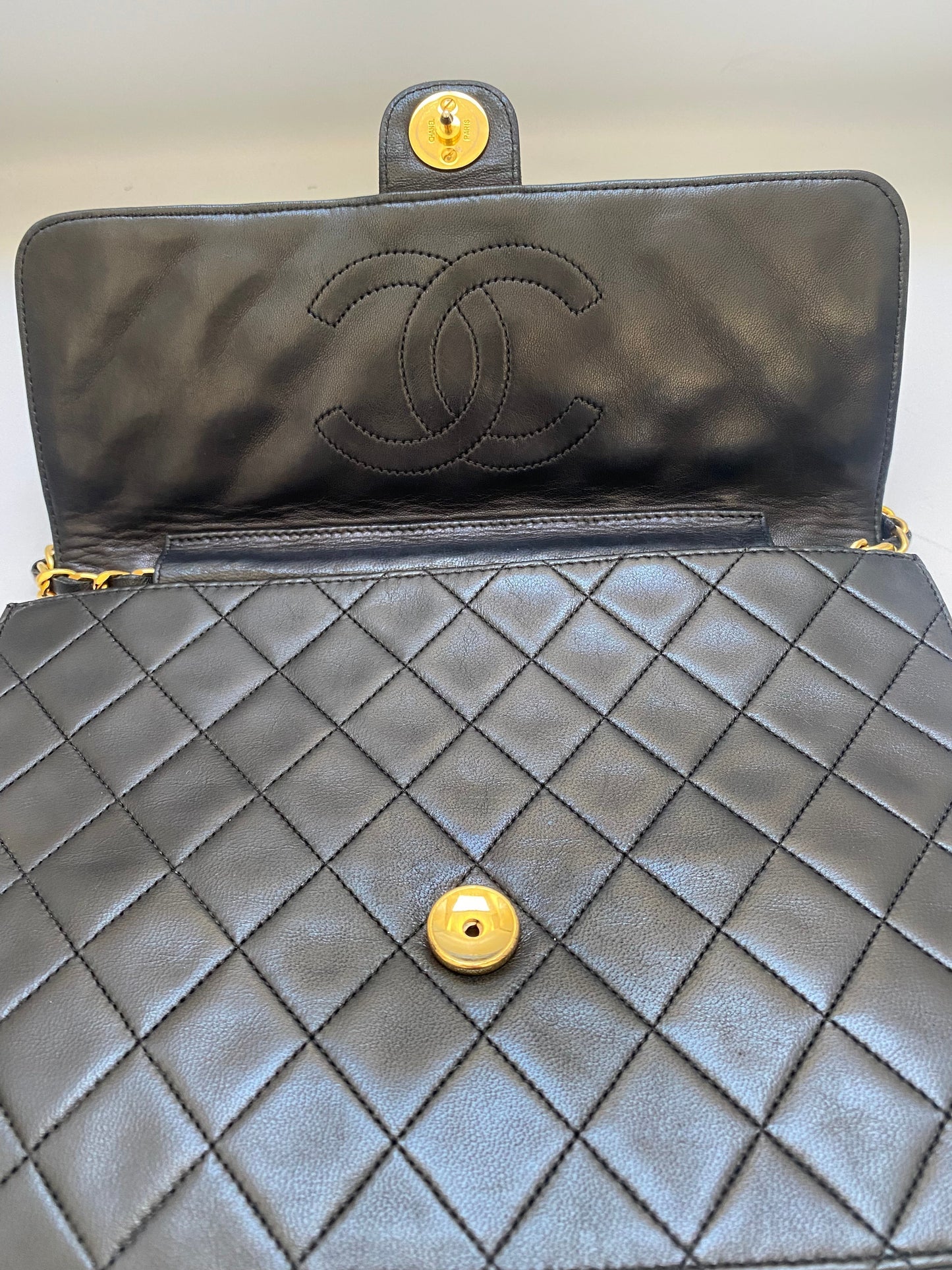 Chanel vintage quilted flap bag