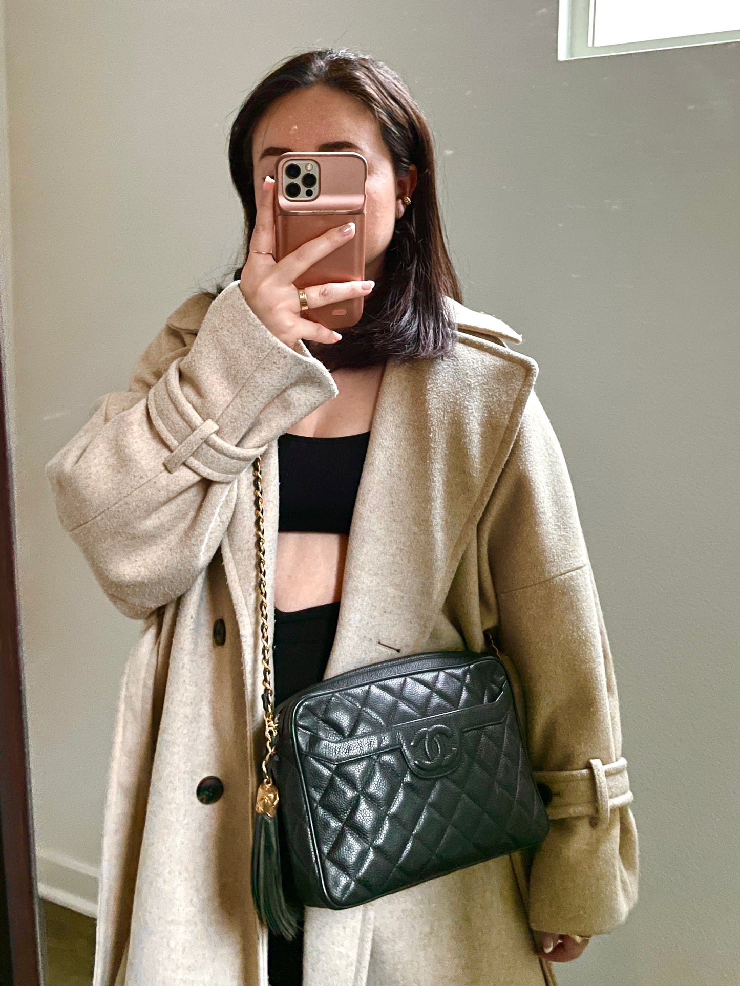 Chanel Caviar Camera Bag