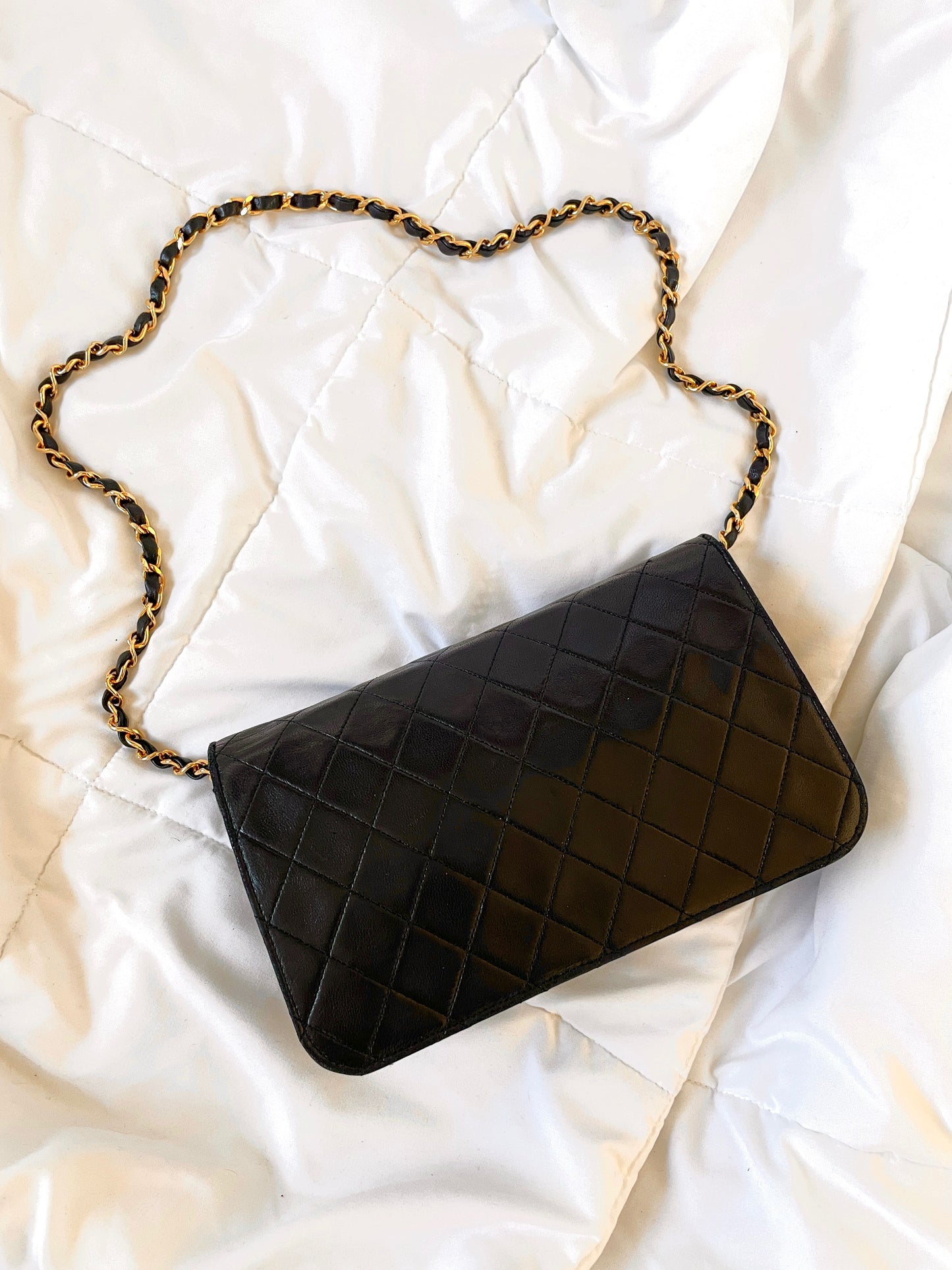 Chanel Medium Lambskin Full Flap Bag