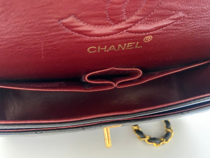Chanel vintage black Timeless flap bag