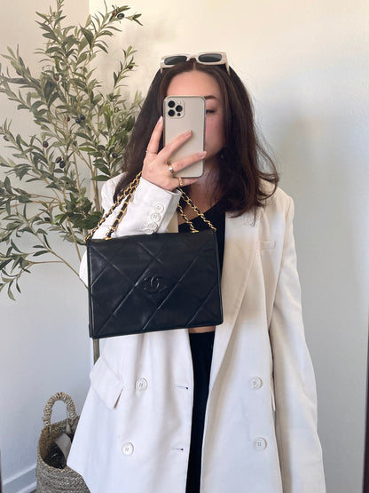 Chanel Vintage Lambskin Flap Bag