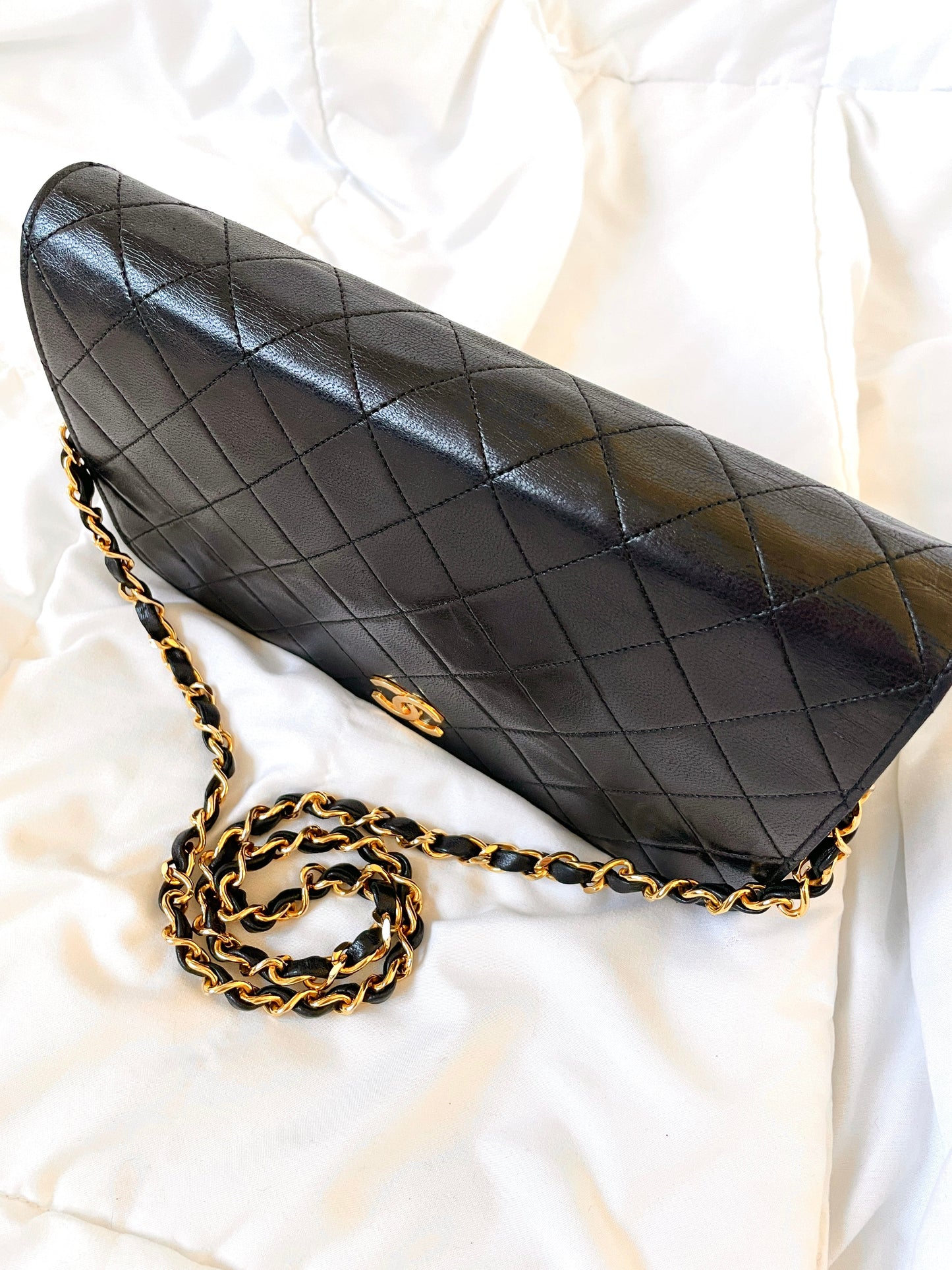 Chanel Medium Lambskin Full Flap Bag