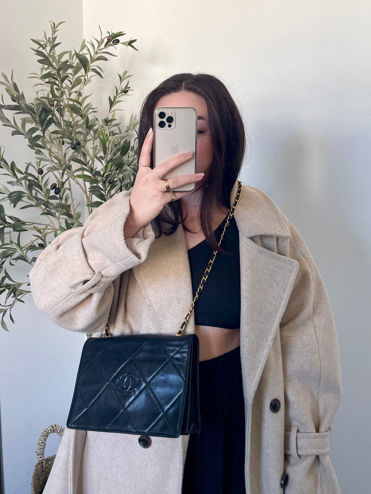 Chanel Vintage Lambskin Flap Bag