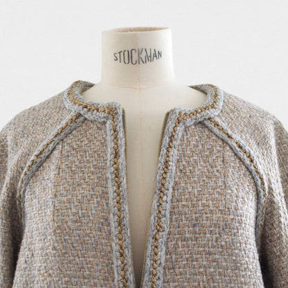 Chanel tweed long coat - M - Mtiers d'art Paris New York 2018-2019