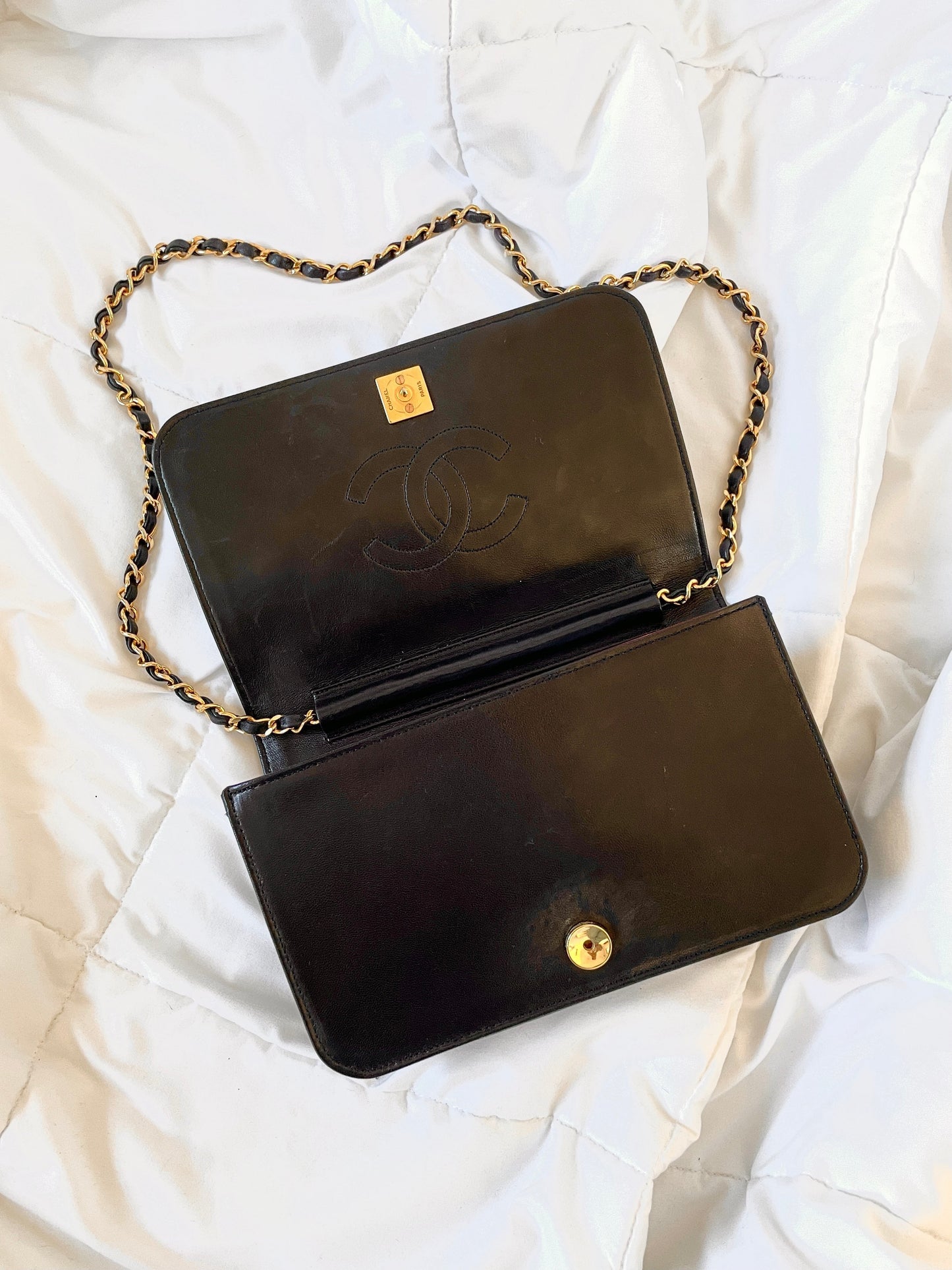 Chanel Medium Lambskin Full Flap Bag