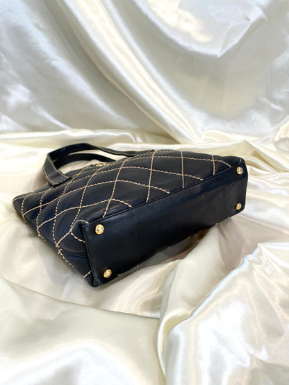 Chanel Surpique Quilted Tote