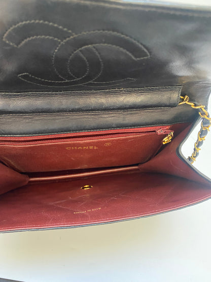 Chanel vintage quilted flap bag