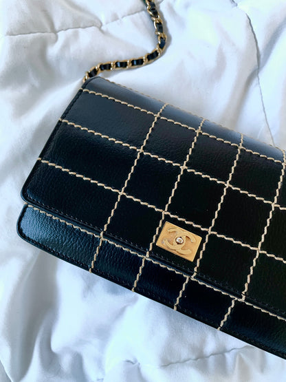 Chanel Stitch Wallet on Chain