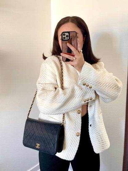 Chanel Medium Lambskin Full Flap Bag