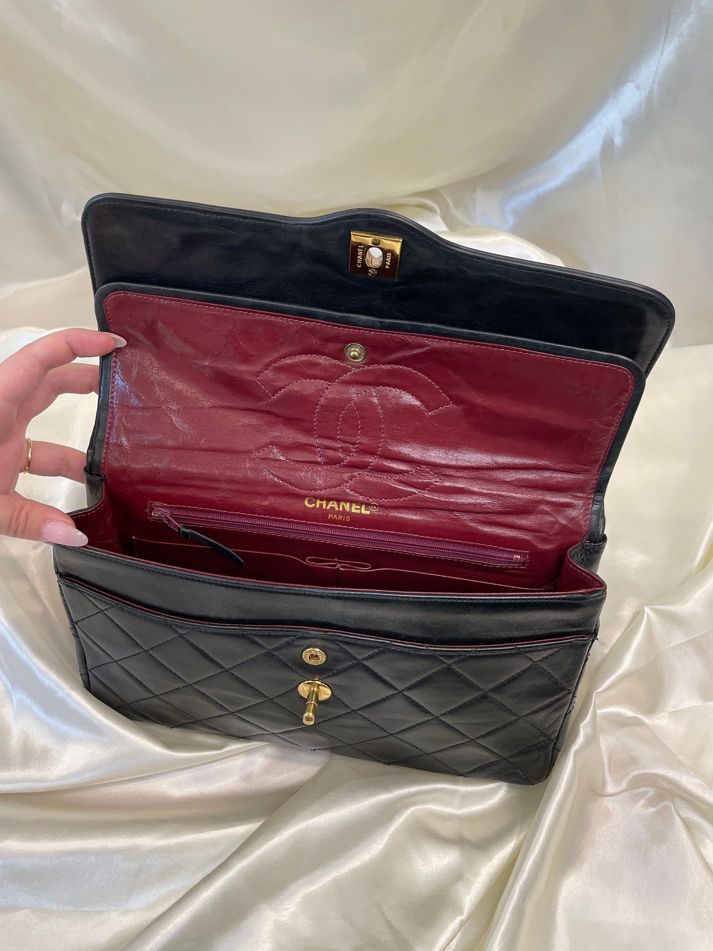 Chanel Two-Tone Medium Flap Bag