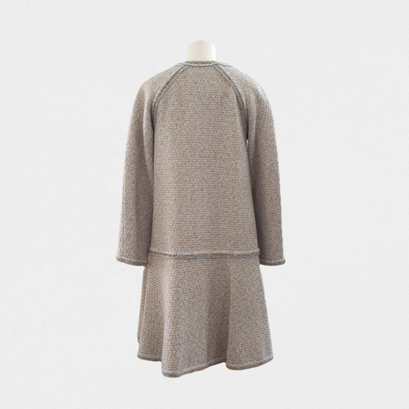 Chanel tweed long coat - M - Mtiers d'art Paris New York 2018-2019
