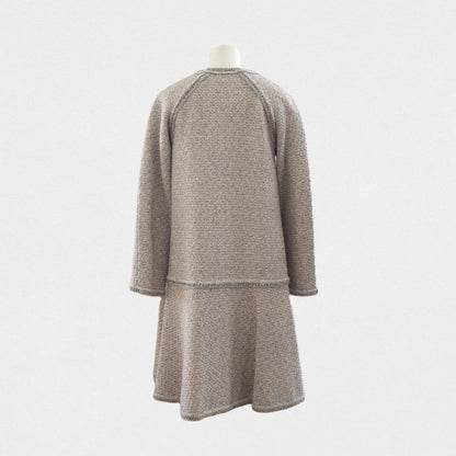 Chanel tweed long coat - M - Mtiers d'art Paris New York 2018-2019