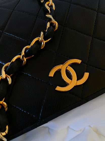 Chanel Medium Lambskin Full Flap Bag