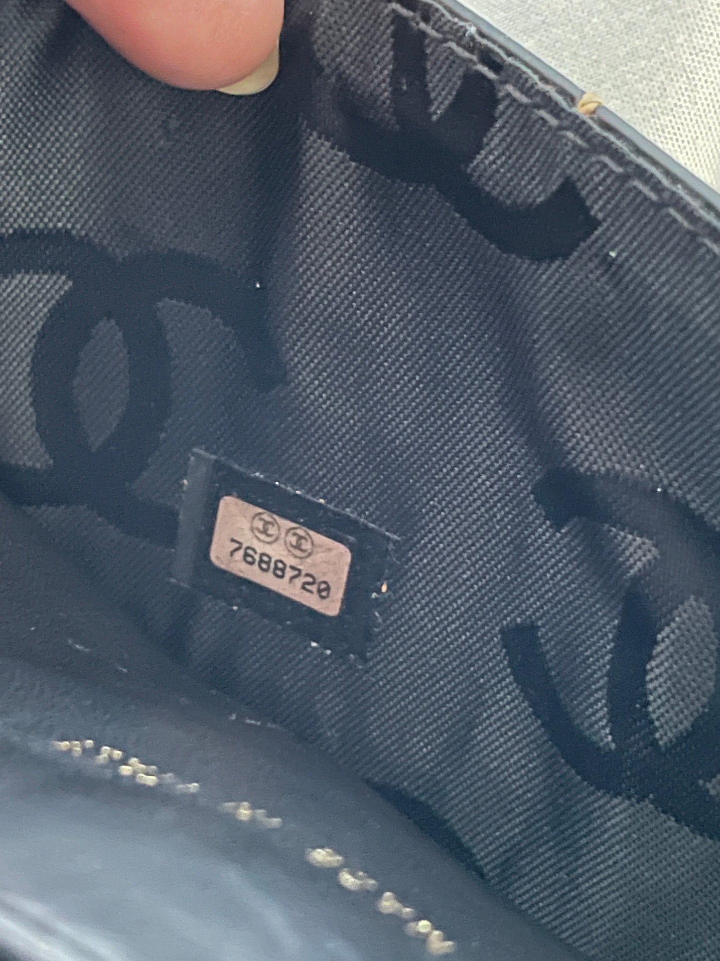 Chanel Stitch Wallet on Chain