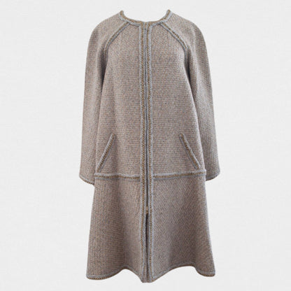 Chanel tweed long coat - M - Mtiers d'art Paris New York 2018-2019