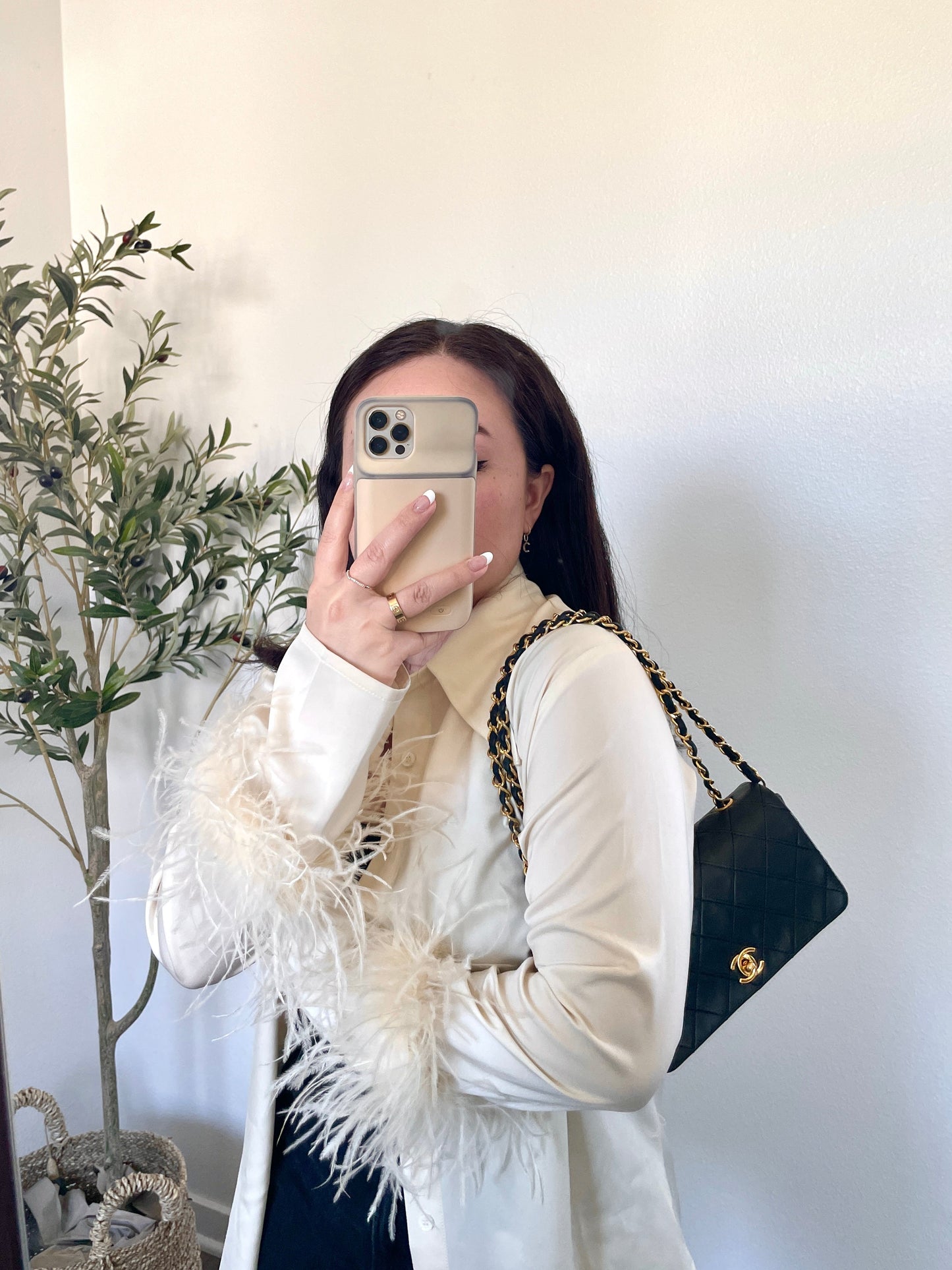 Chanel Mini Lambskin Full Flap